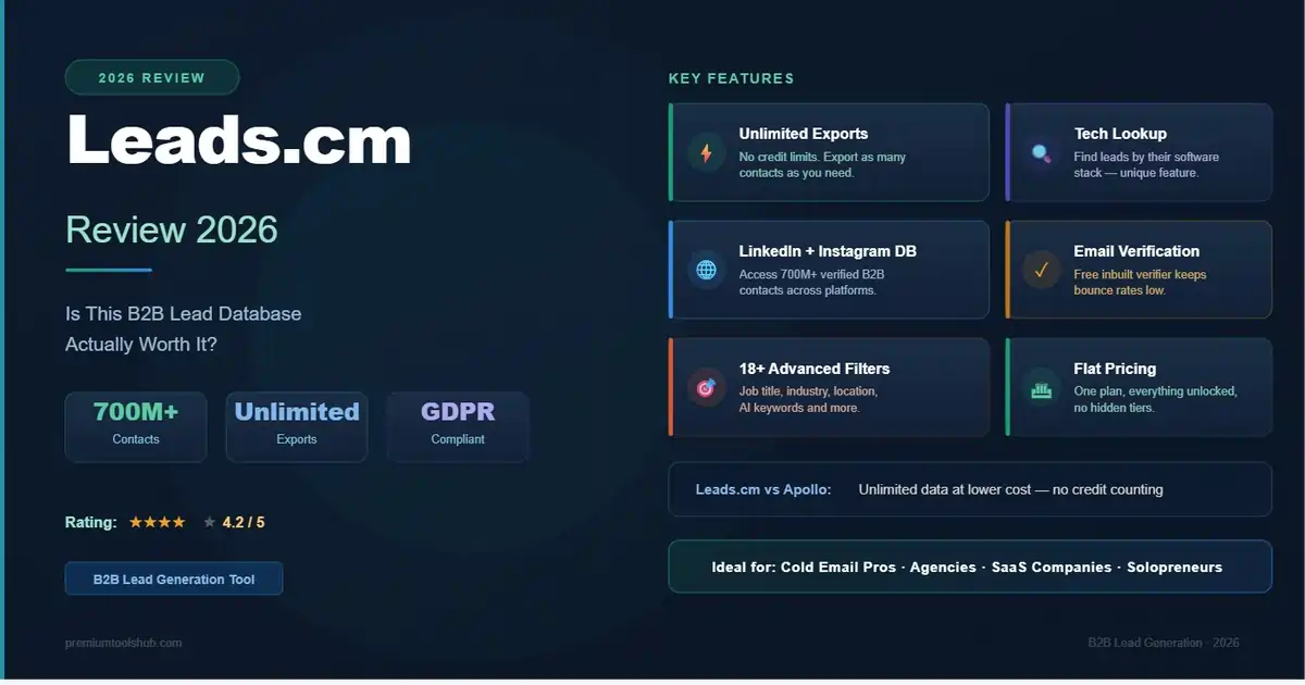 Leads.cm Review 2026: Is This B2B Lead Database Actually Worth It?