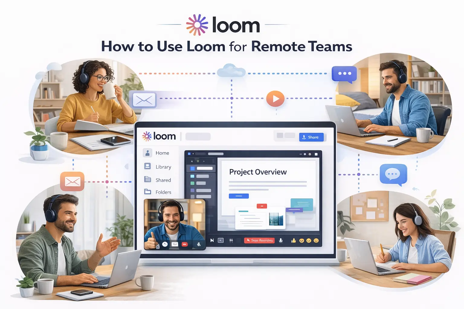 how to use loom for remote teams