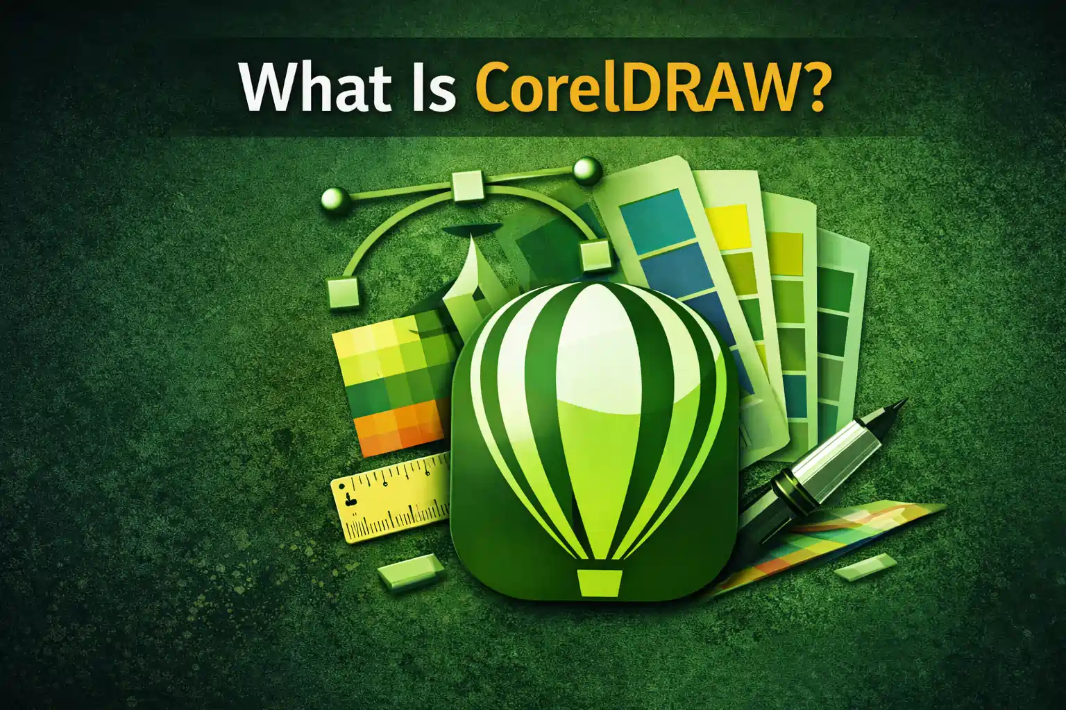 What is CorelDRAW vector design software explained visually