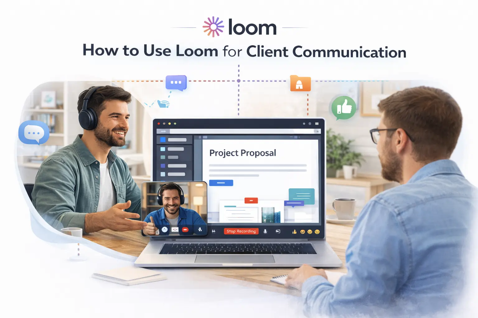 how to use loom for client communication
