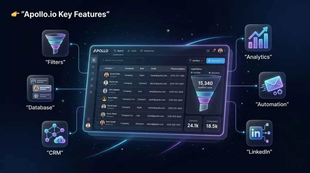Apollo.io Key Features