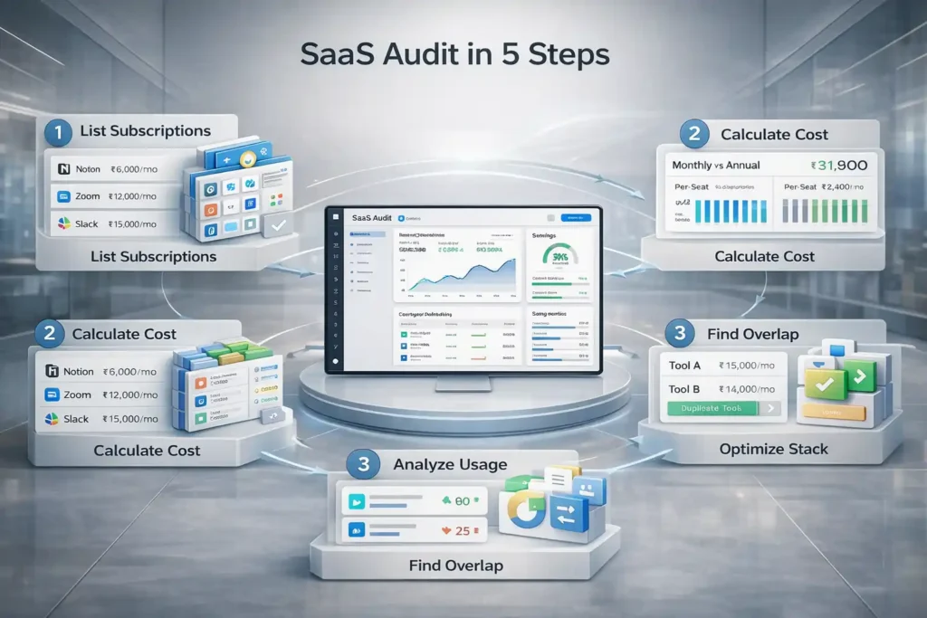 SaaS audit process in 5 steps