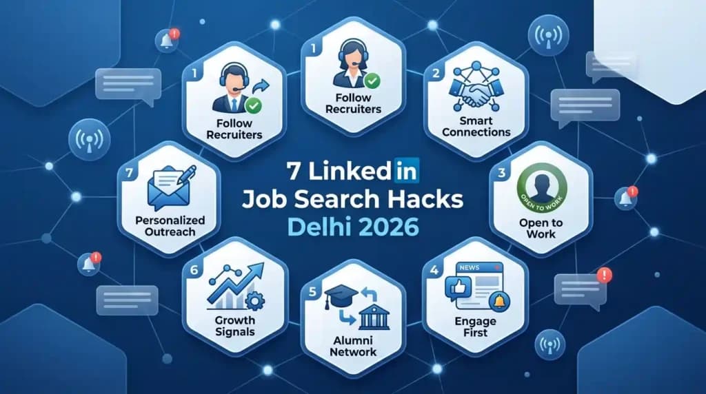 7 LinkedIn Job Search Hacks Delhi 2026