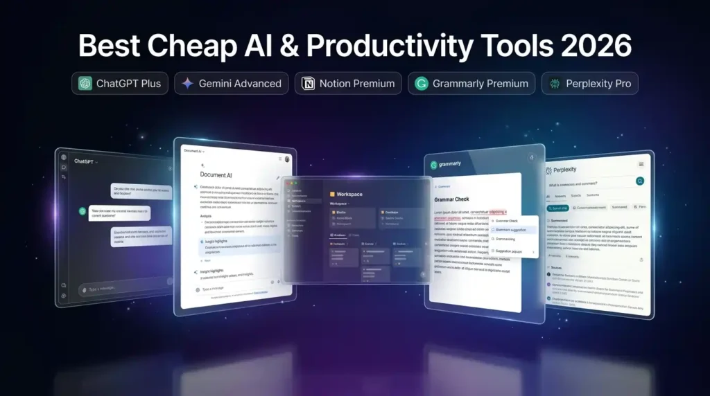 Best Cheap AI & Productivity Tools 2026