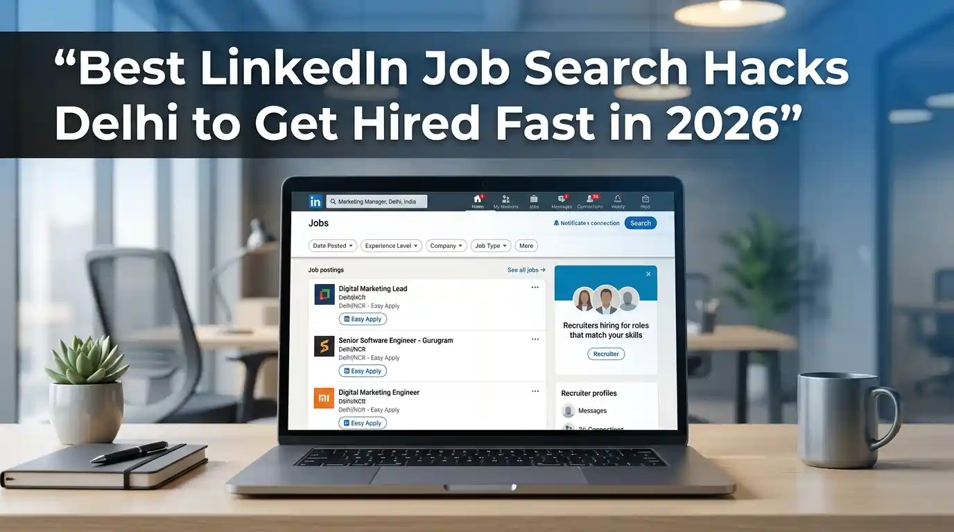LinkedIn Job Search Hacks: How to Find Hidden Jobs in Delhi NCR (2026 Guide)