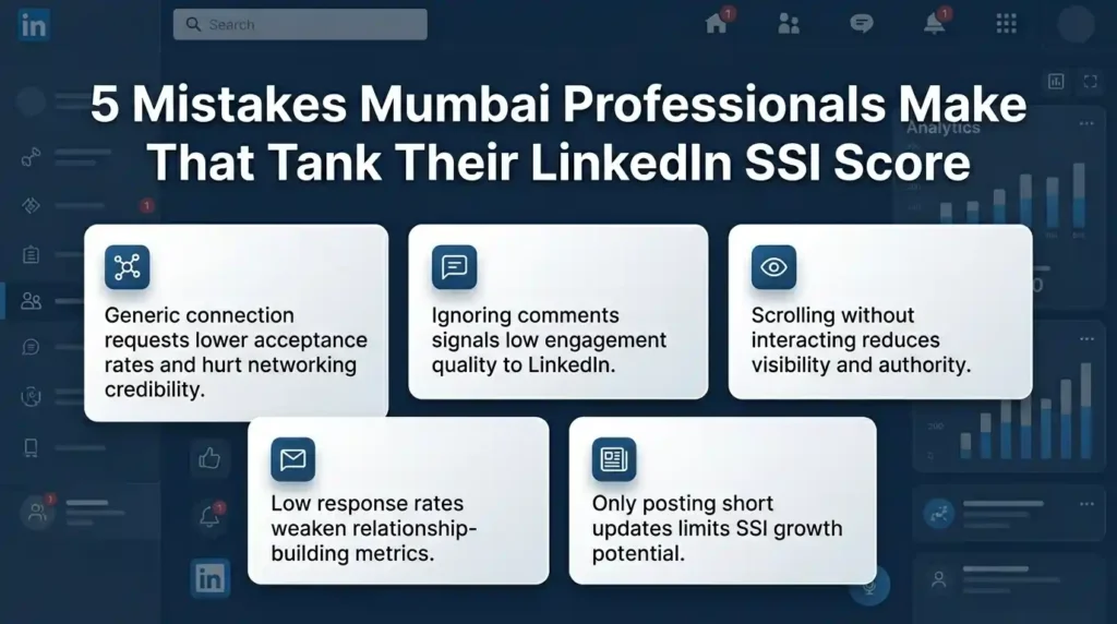 5 Mistakes Mumbai Professionals Make That Tank Their LinkedIn SSI Score