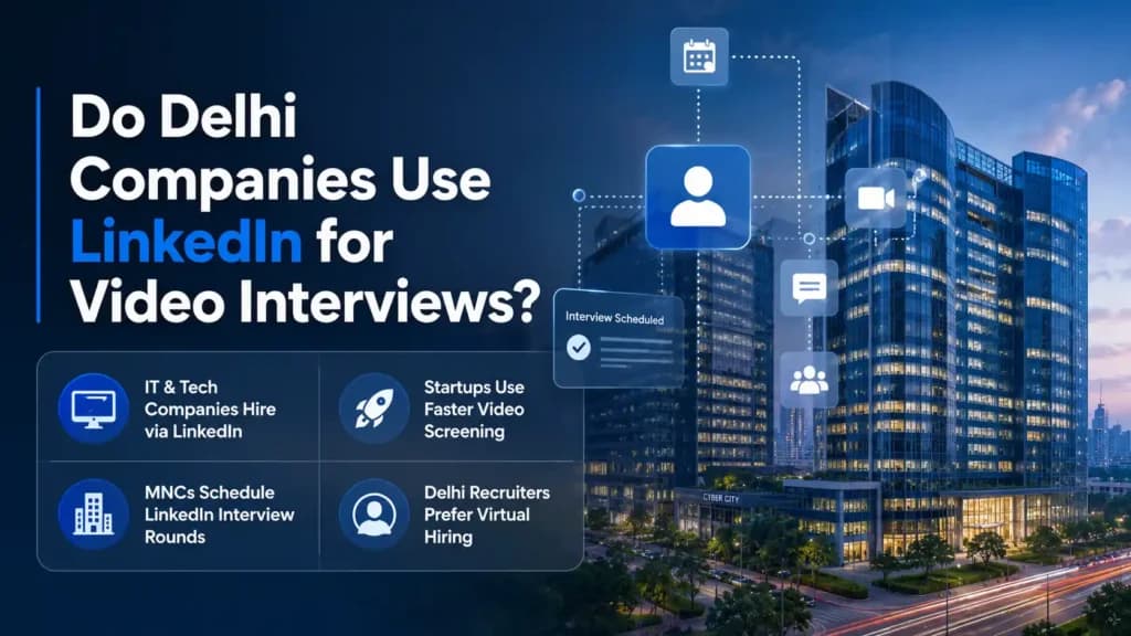 Do Delhi Companies Actually Use LinkedIn for Video Interviews