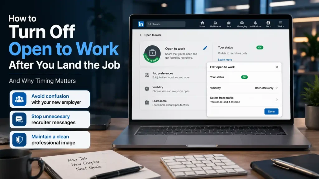 How to Turn Off Open to Work After You Land the Job