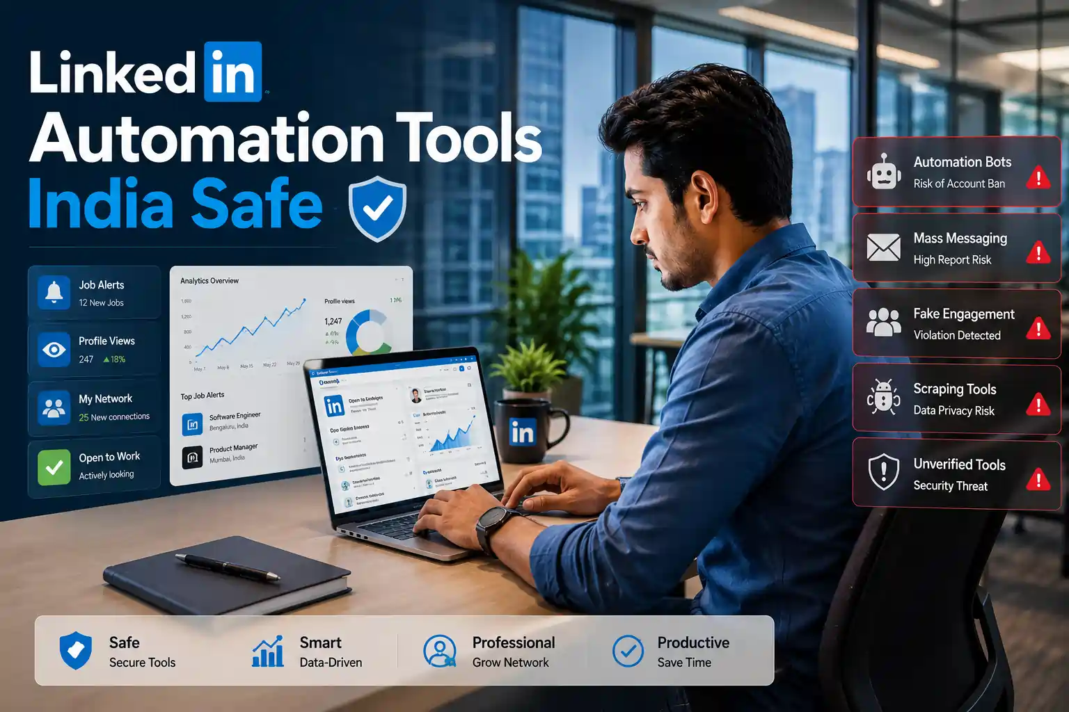 LinkedIn Automation Tools: What’s Safe and What’s Not for Indian Job Seekers