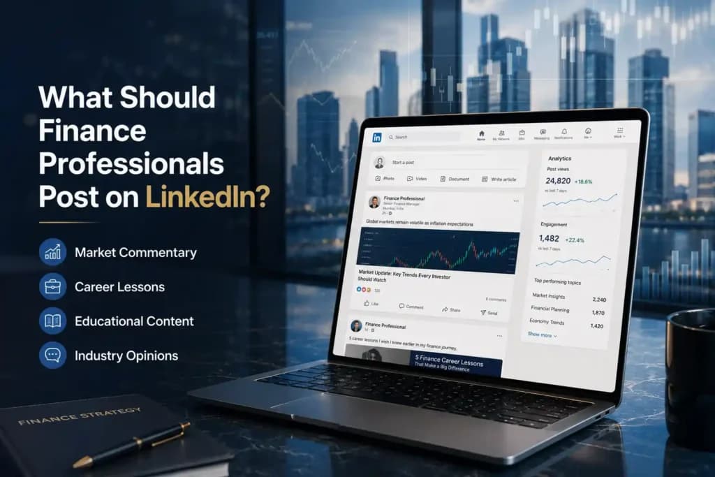 What Should Finance Professionals Post on LinkedIn