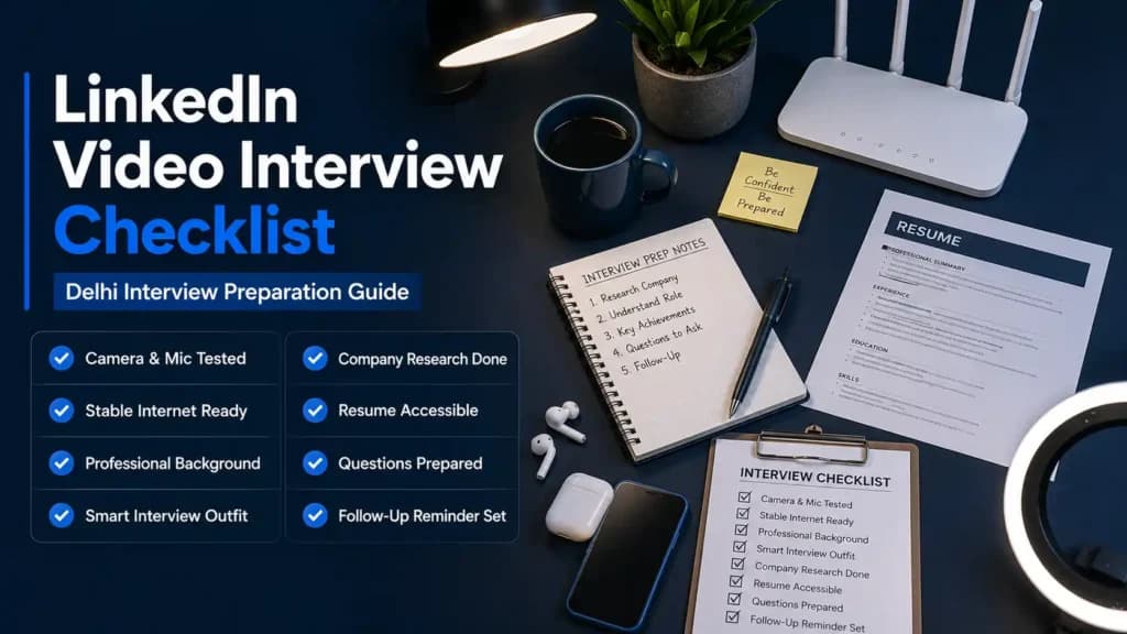 ow to Prepare for LinkedIn Video Interviews for Delhi Companies