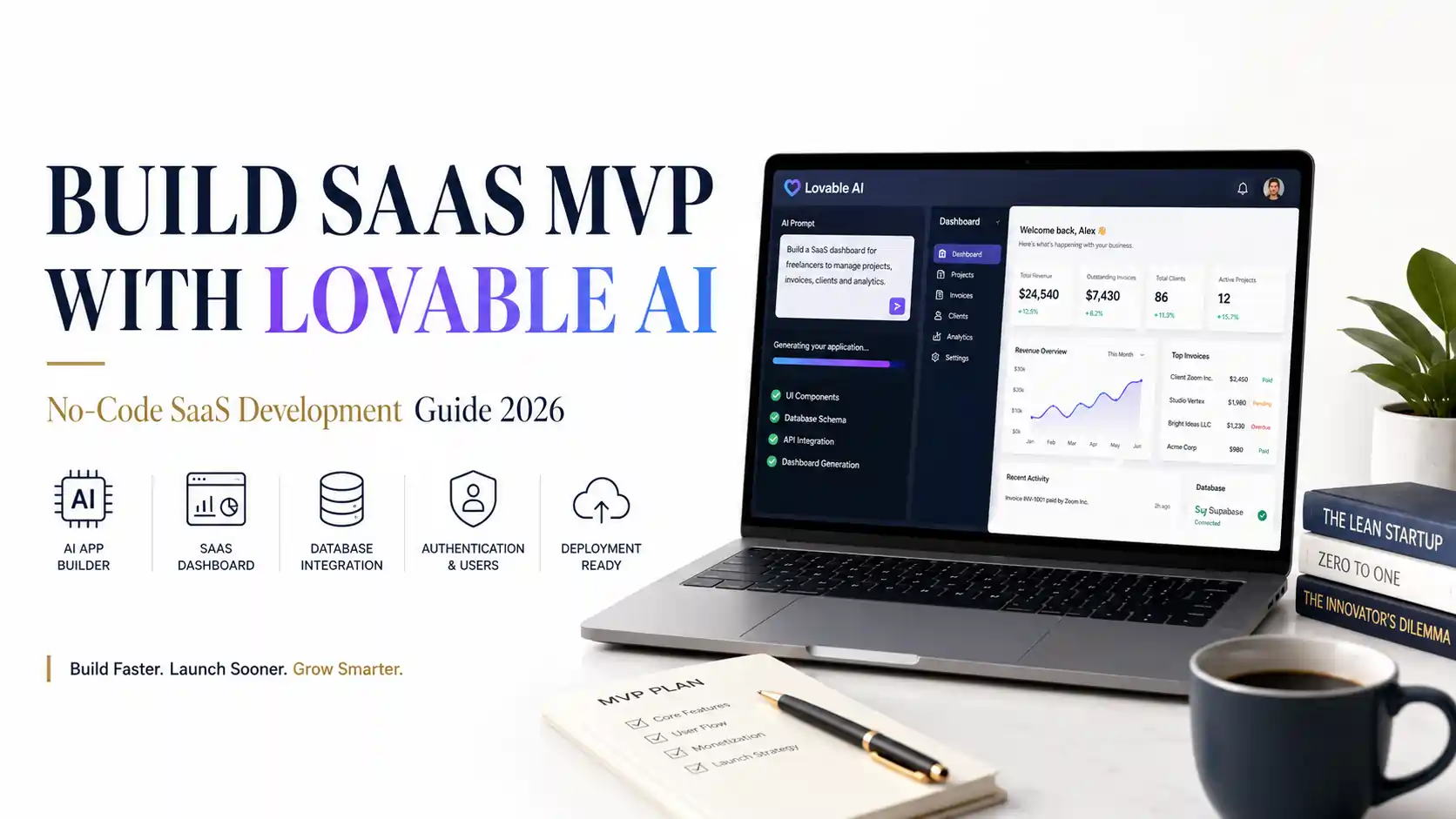 How to Build Your First SaaS MVP Using Lovable AI Without Writing Code in 2026