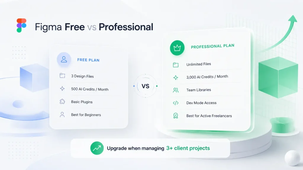 Figma Free vs Professional Plan