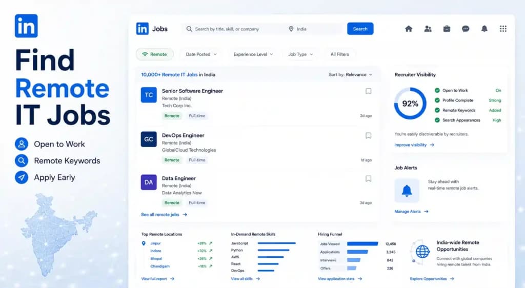 Find Remote IT Jobs on LinkedIn