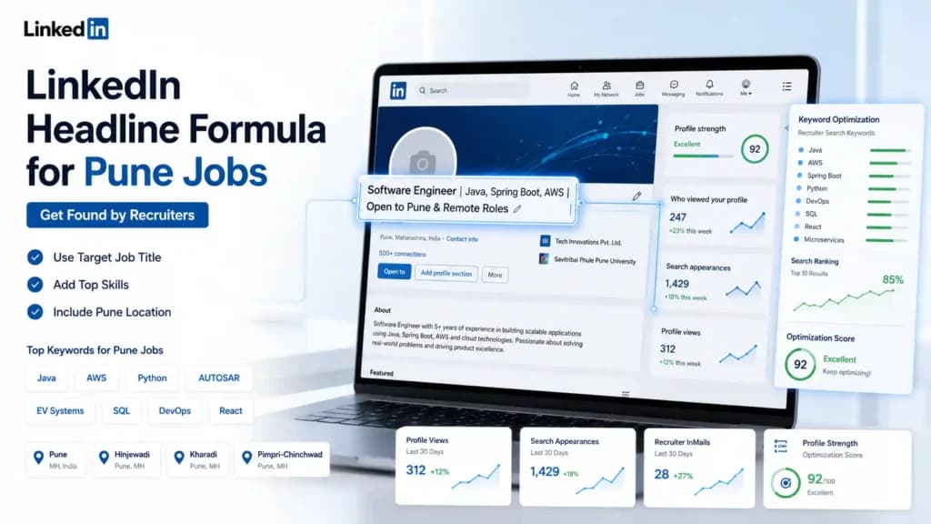 LinkedIn Headline Formula & Keywords for Pune Jobs