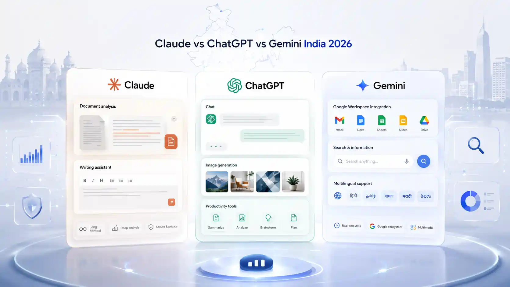 Claude AI vs ChatGPT Plus vs Gemini Advanced: Which AI Subscription Should You Buy in India in 2026?